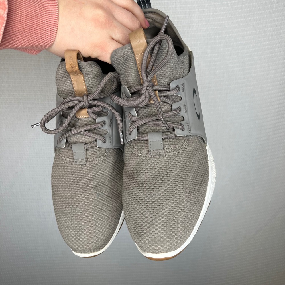 Oakley EVZero Edge Mens Grey Mesh Low‎ Top Sneakers FOF100136-23Q Size 11 - Picture 3 of 8